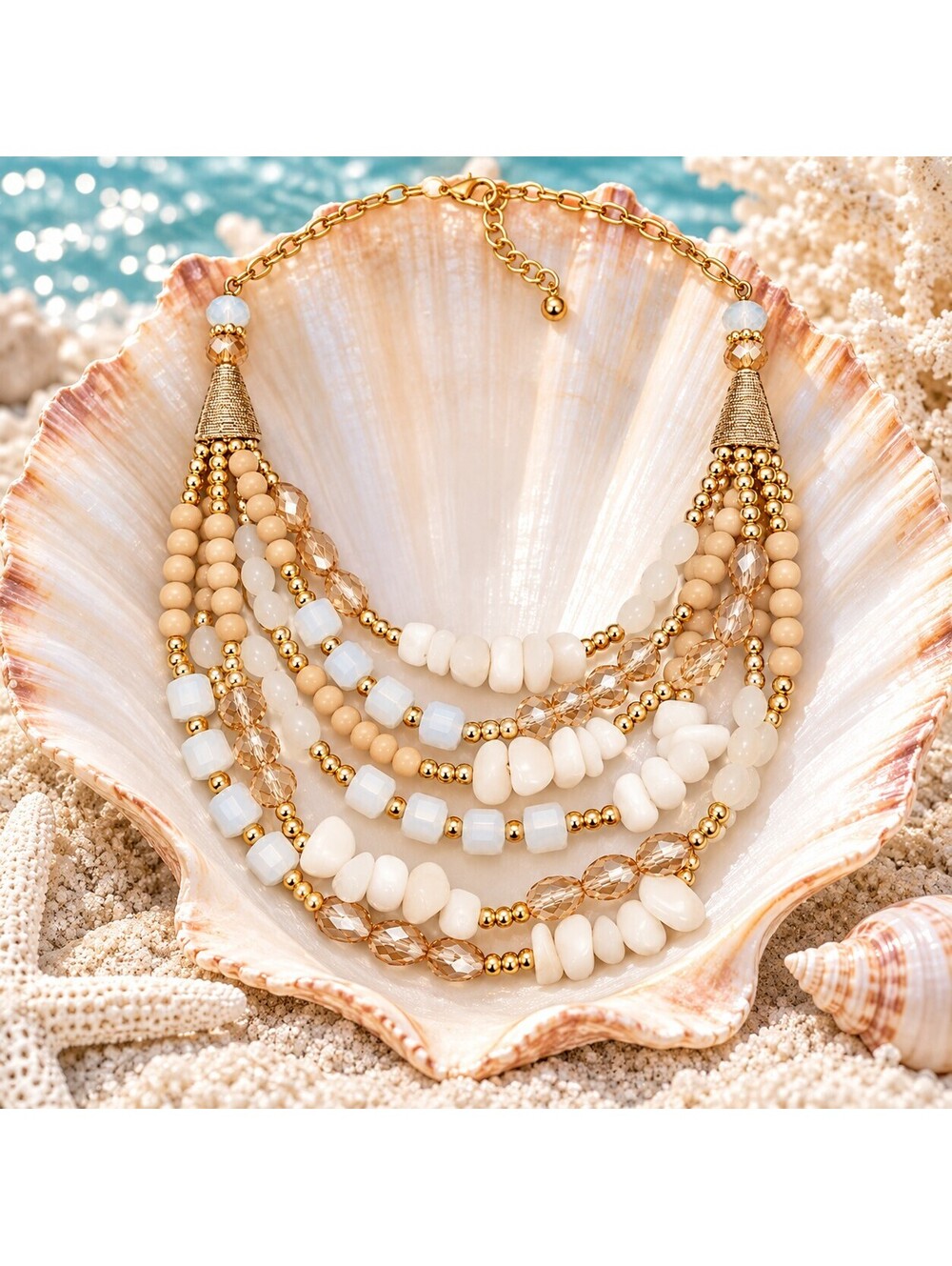 Mermaid Collection Natasha Statement Necklace